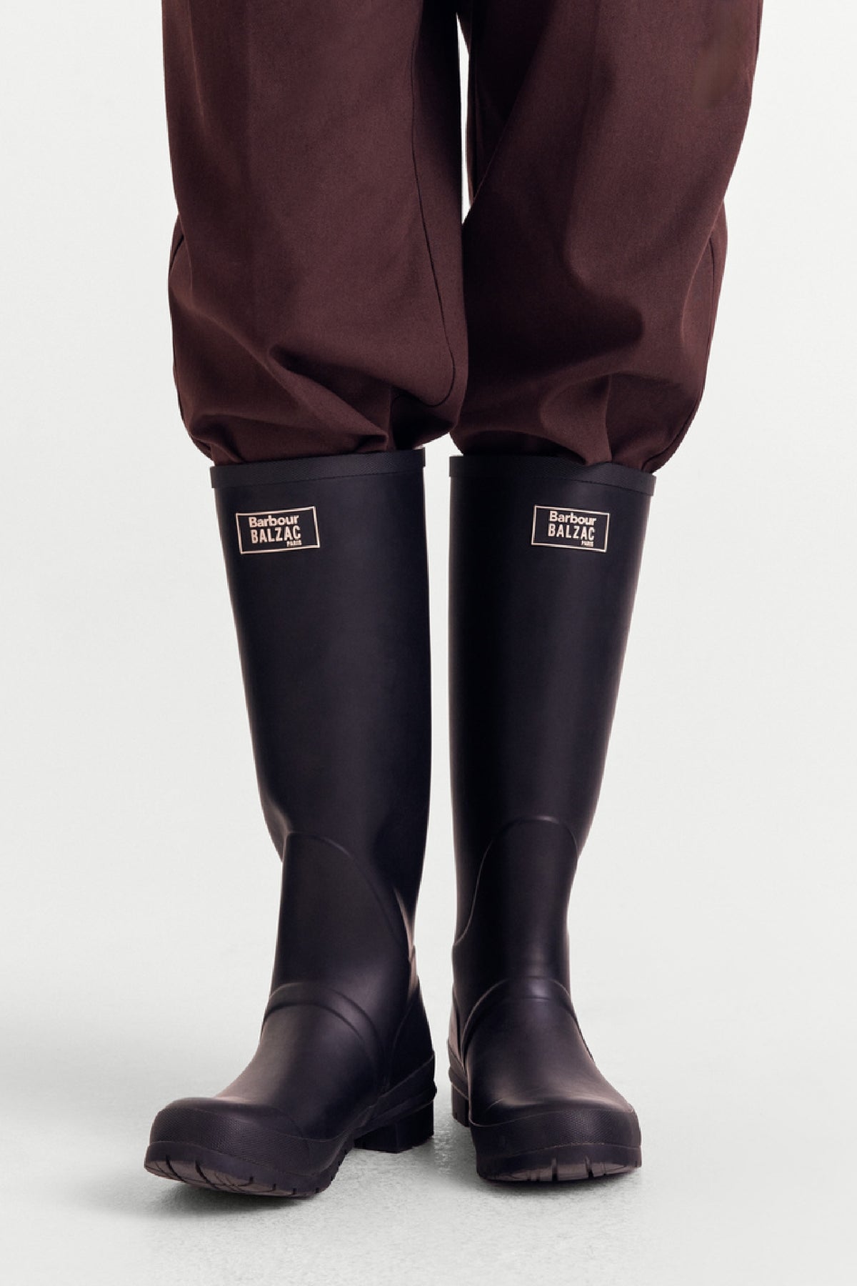 Bottes Emilia noir Barbour x Balzac Paris