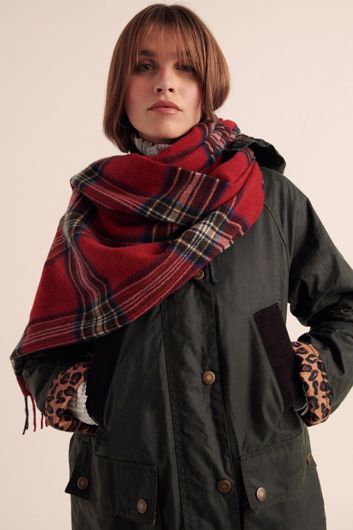 Scarf Public tartan red