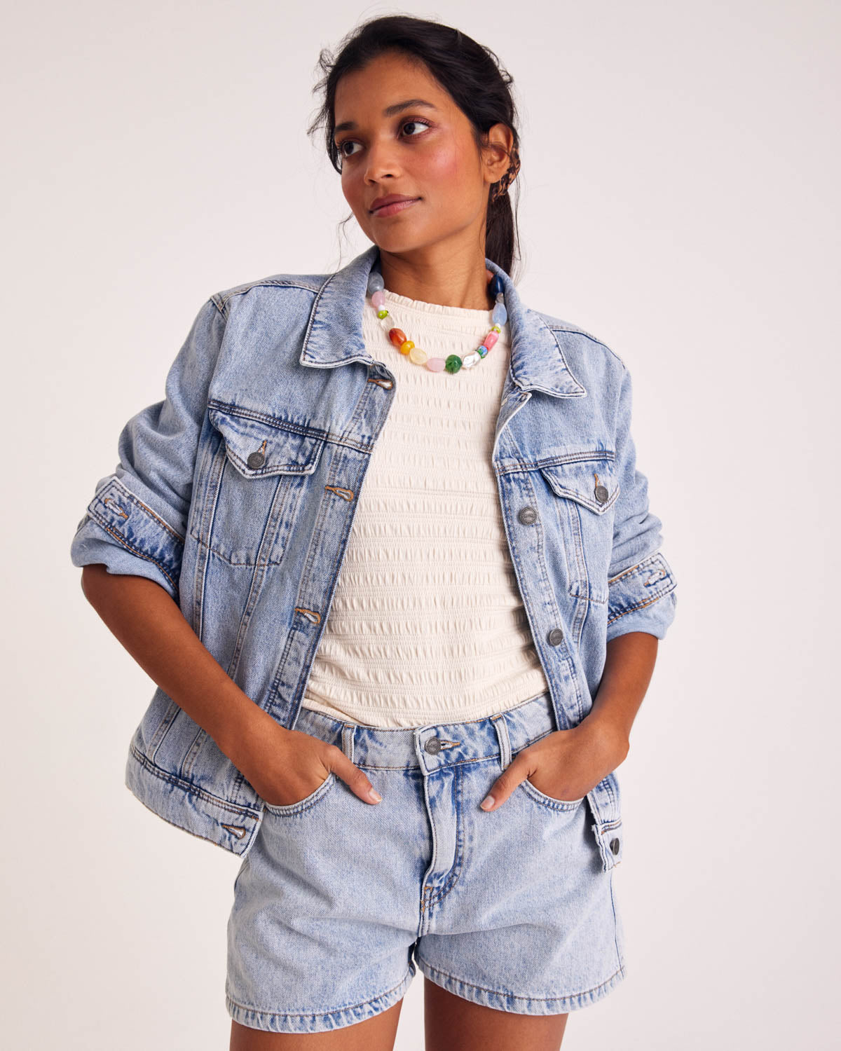 Shorts Triomphe blue glacier