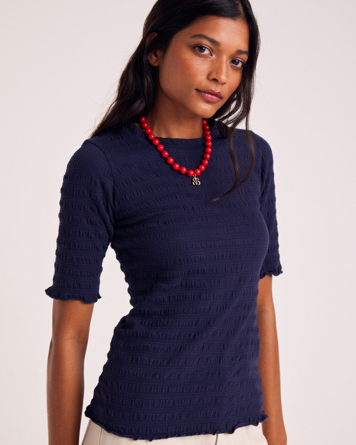 Top Luz navy