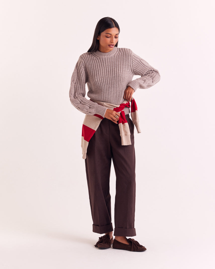 Pants Tristan chocolate