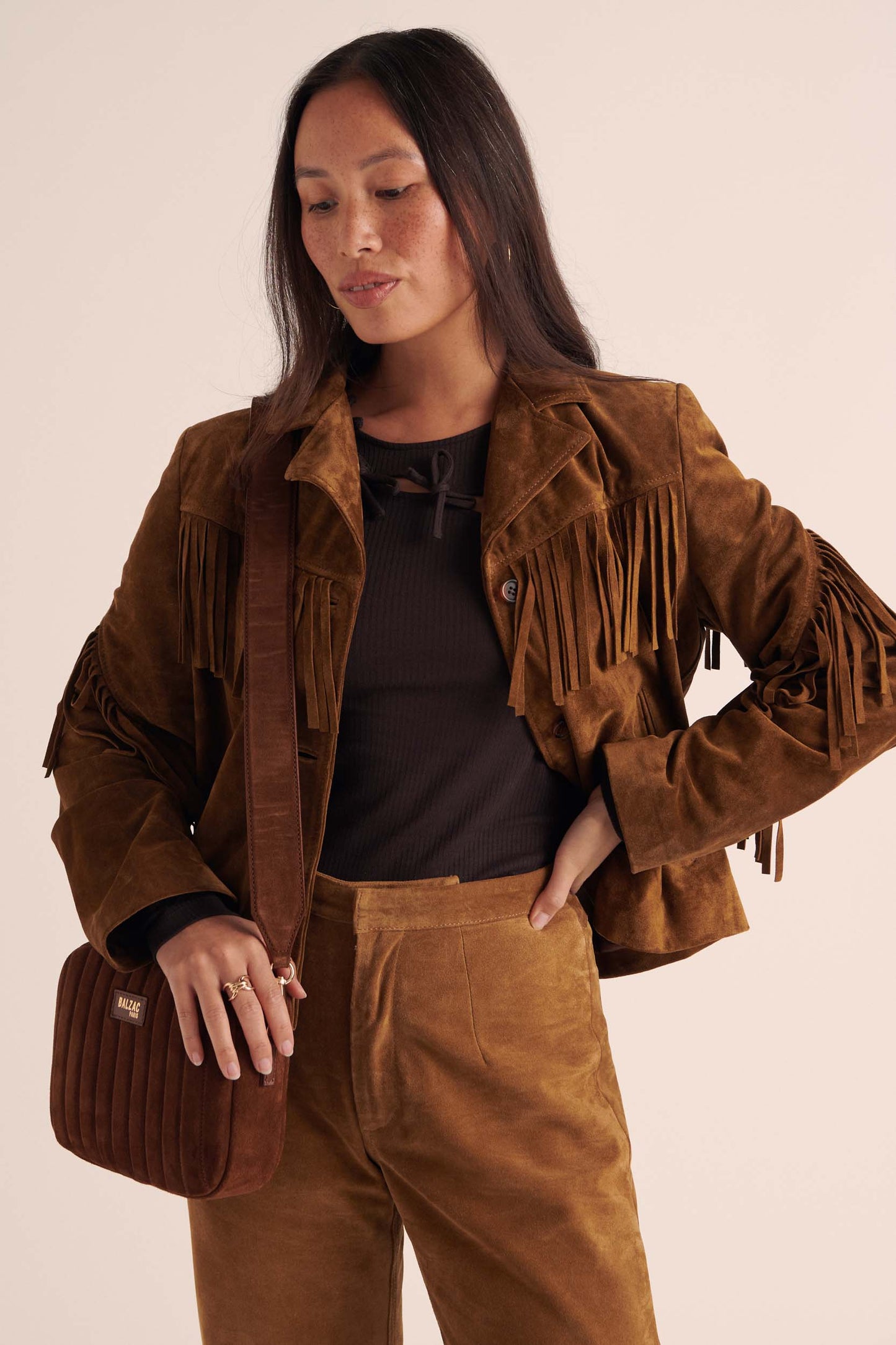 Serena camel crust jacket