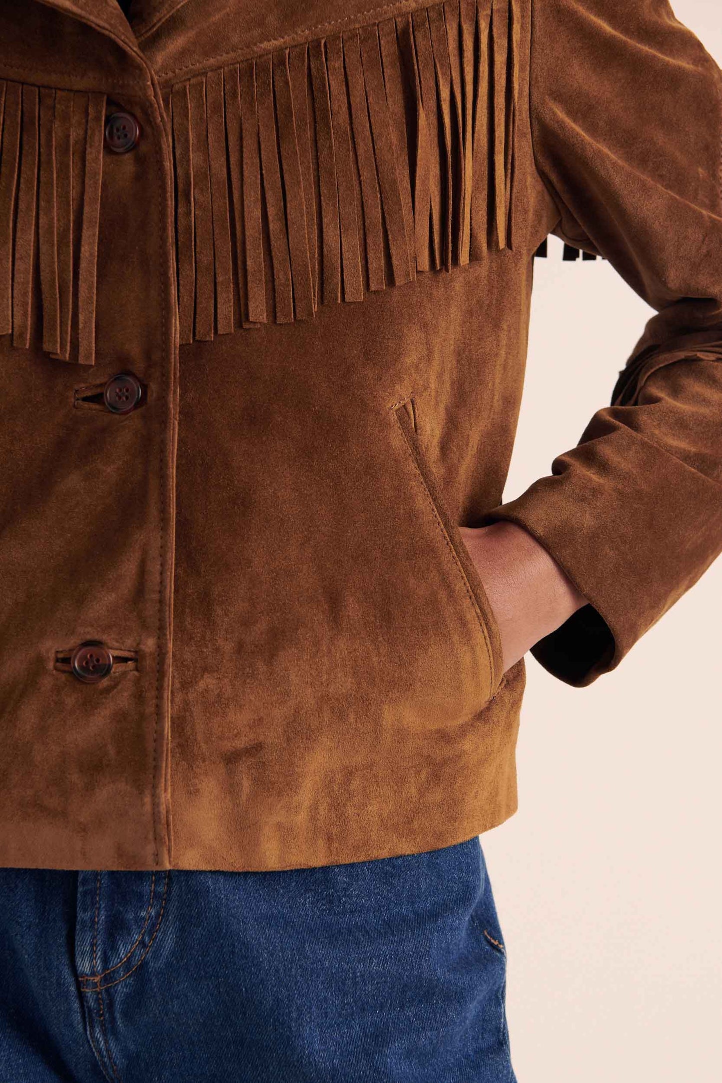 Serena camel crust jacket