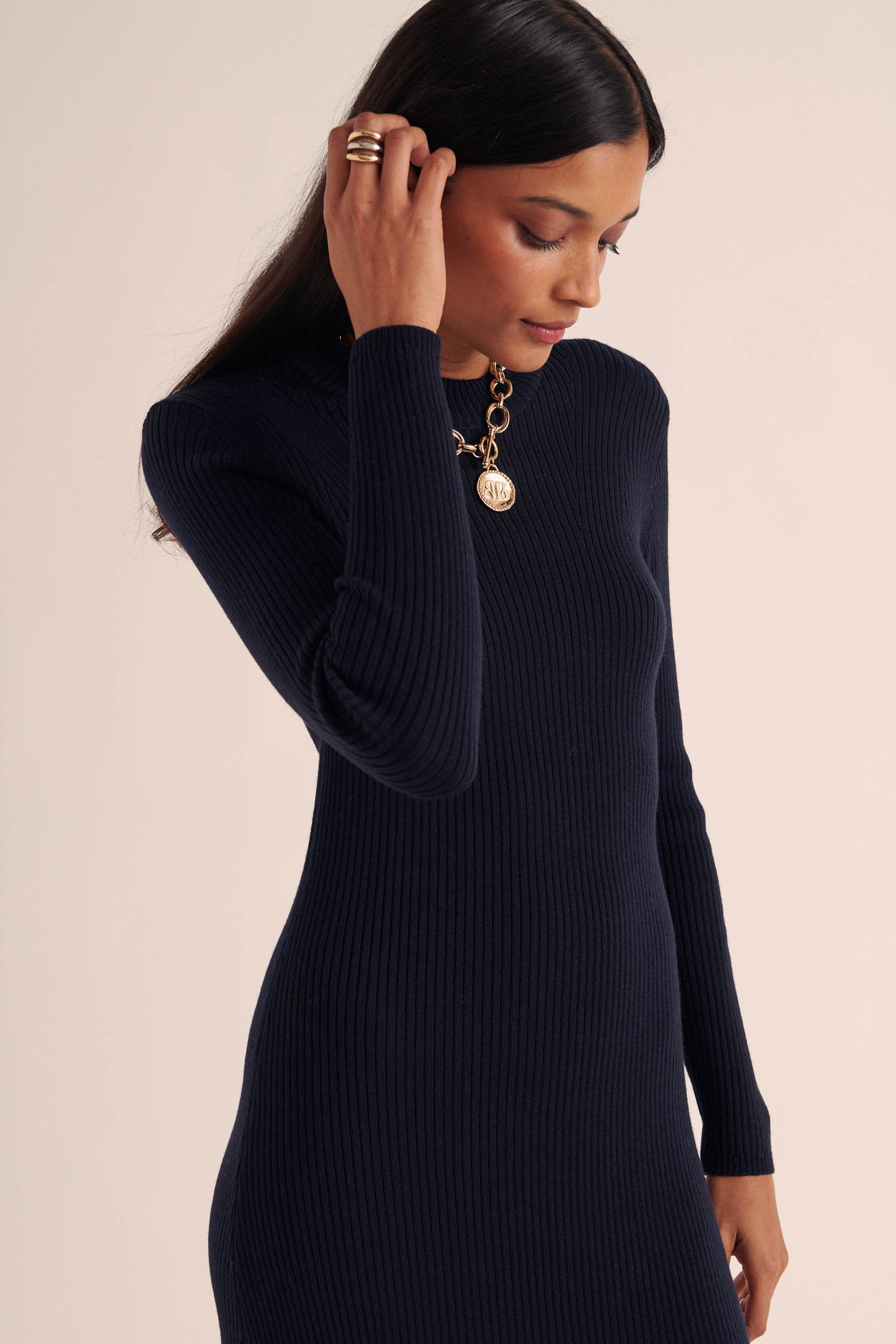 Lola navy blue dress