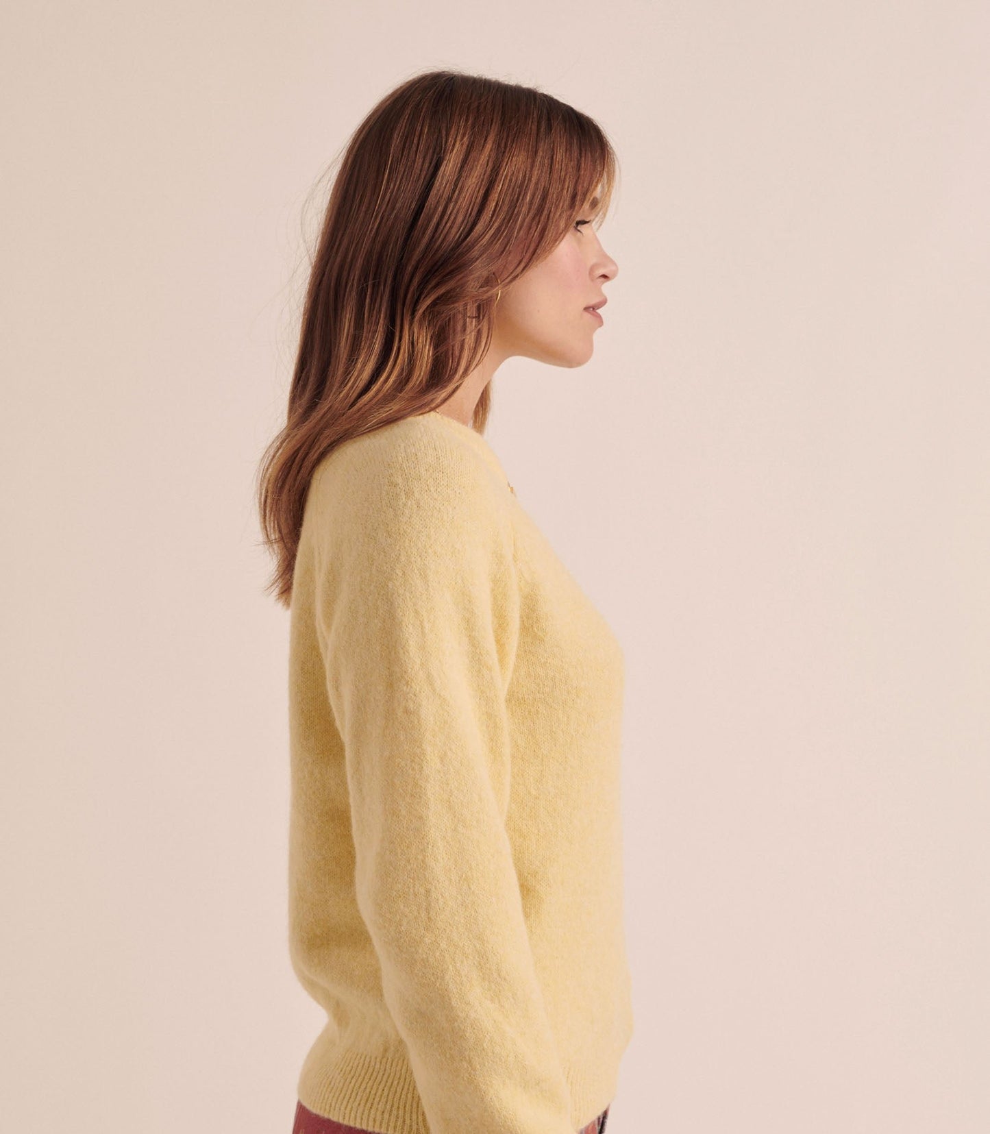 Pale yellow Comie sweater