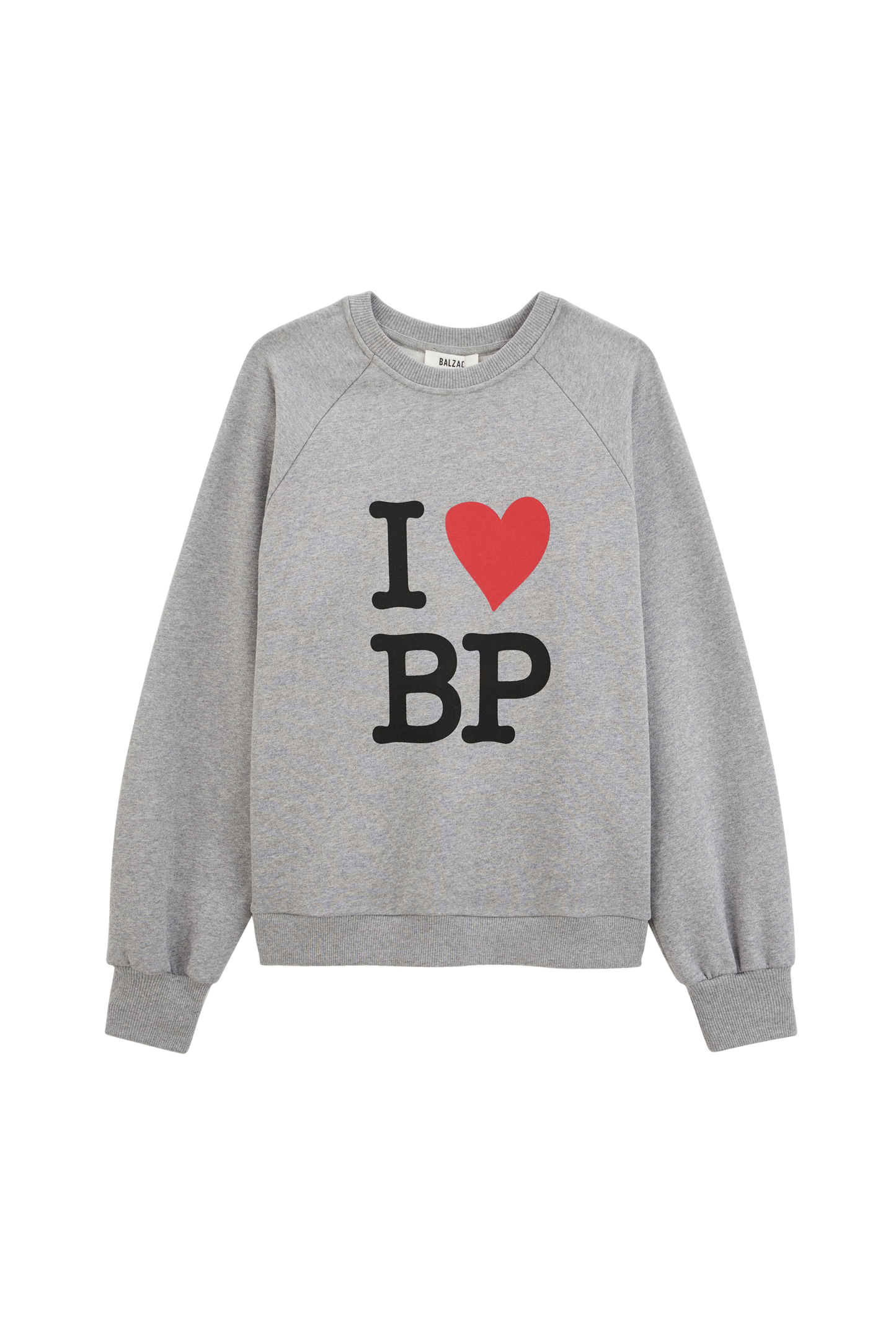 Jack I Love BP gray sweatshirt