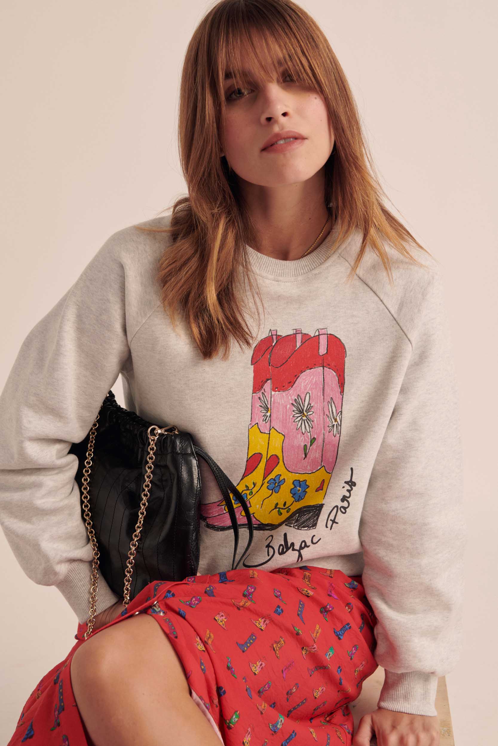 Skirt Sally printed santiags
