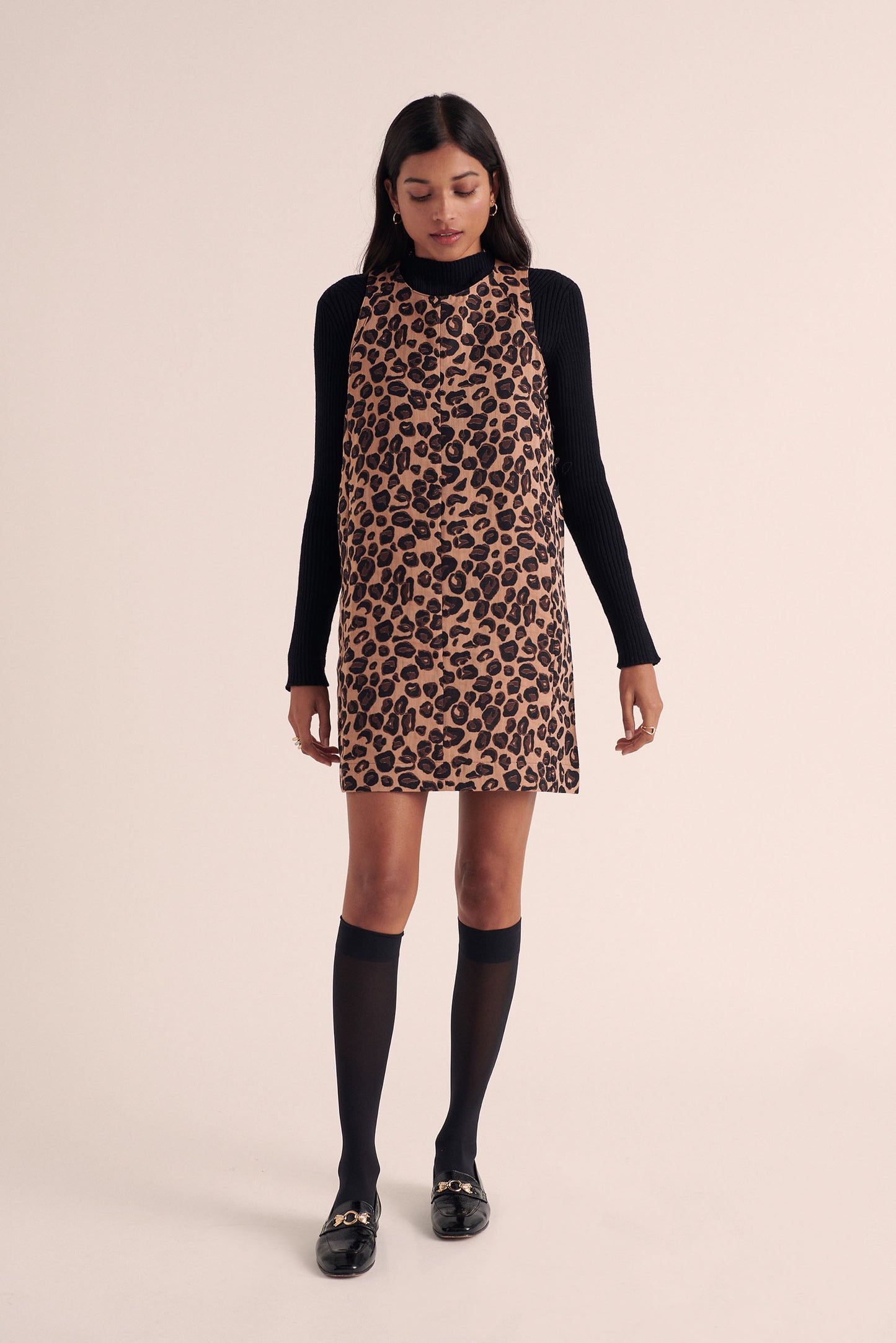 Dana leopard dress