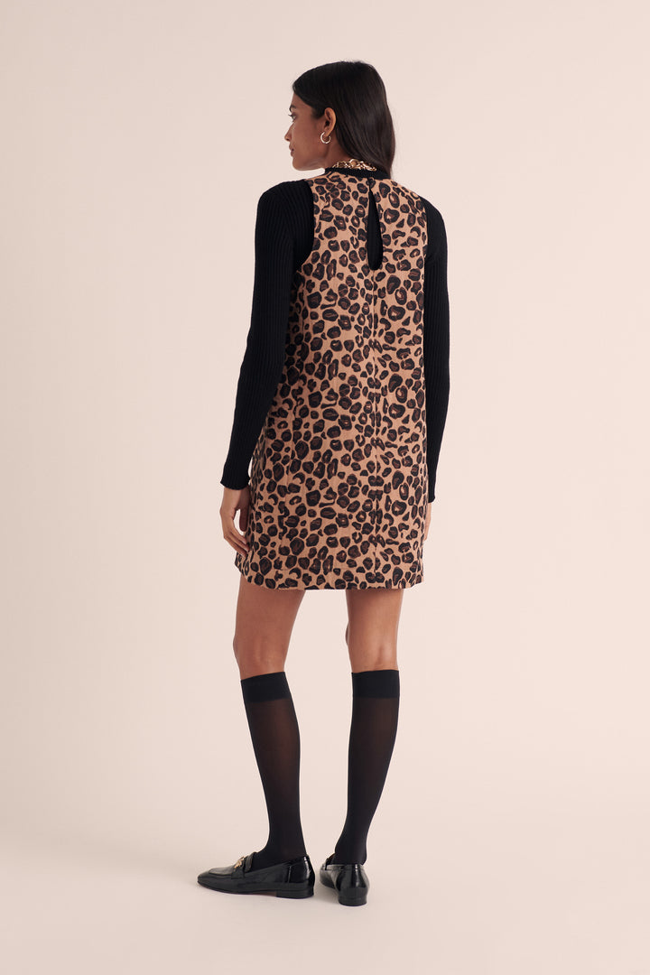 Dana leopard dress