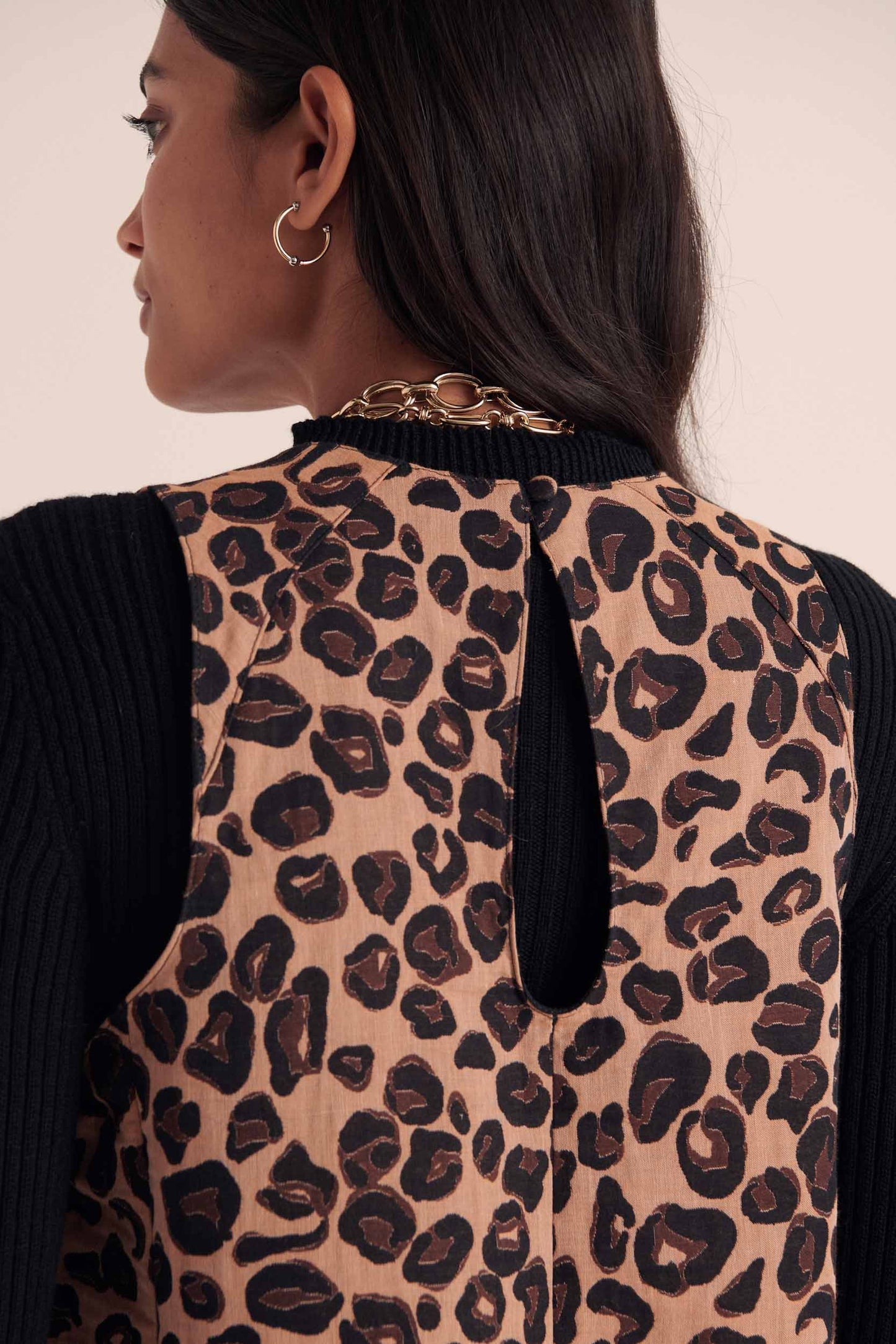 Dana leopard dress