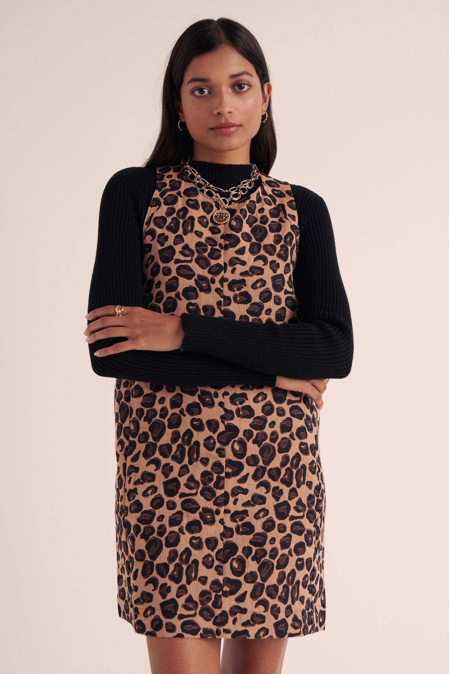 Dana leopard dress