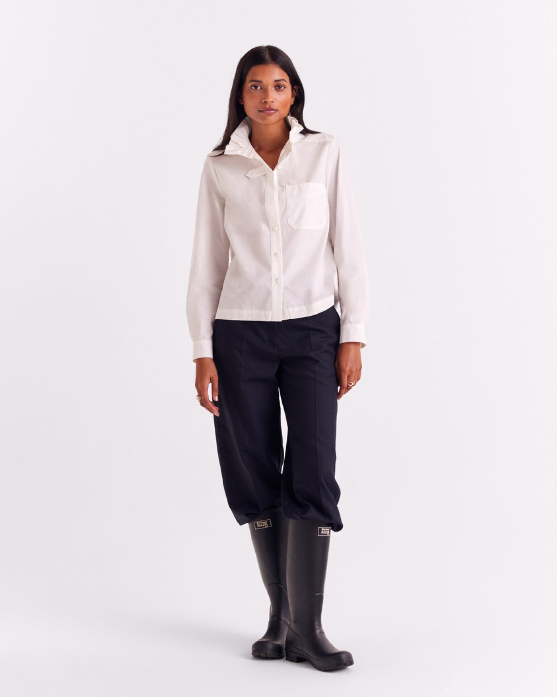Bottes Emilia noir Barbour x Balzac Paris