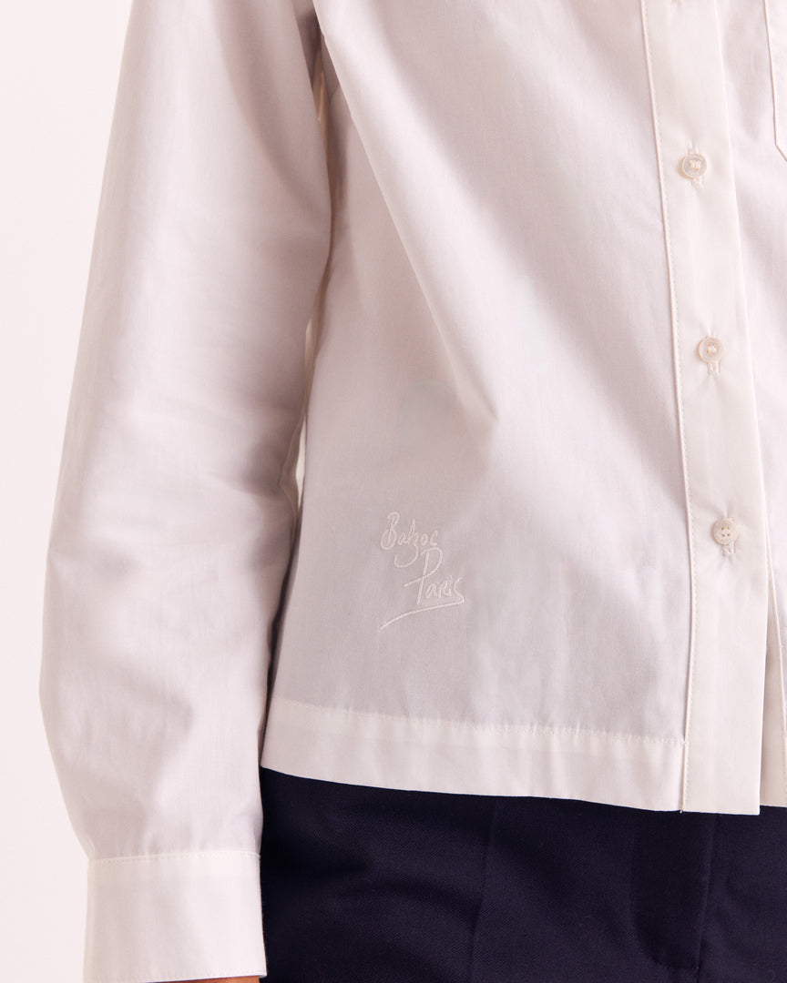 Chemise Cyrielle blanc naturel