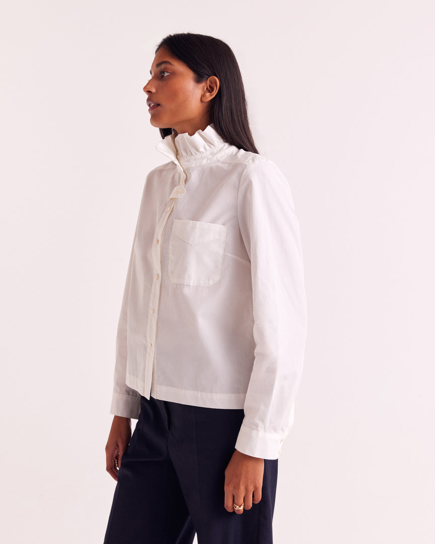 Chemise Cyrielle blanc naturel