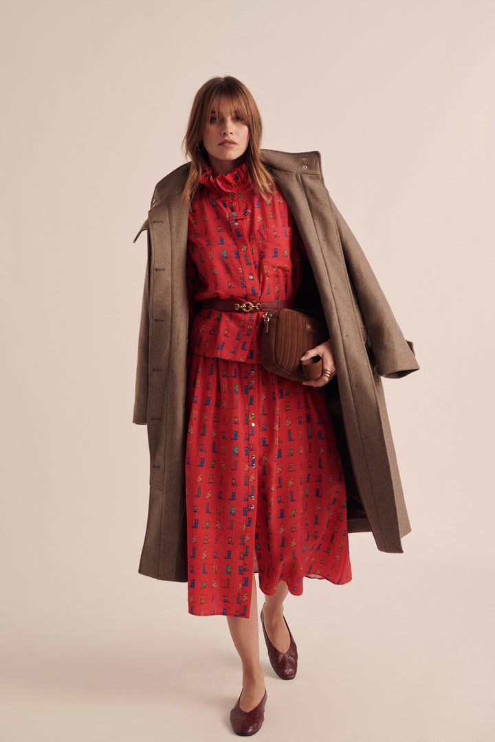 Skirt Sally printed santiags