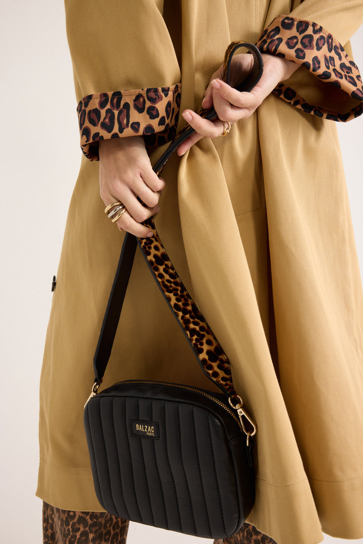 Trench Alma beige et léopard