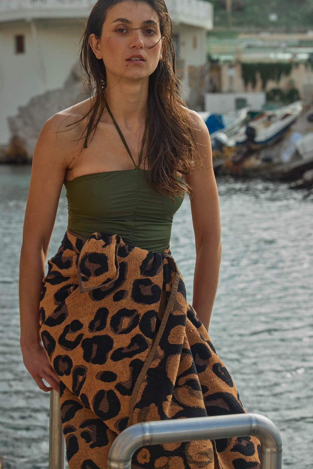 Serviette Myah leopard