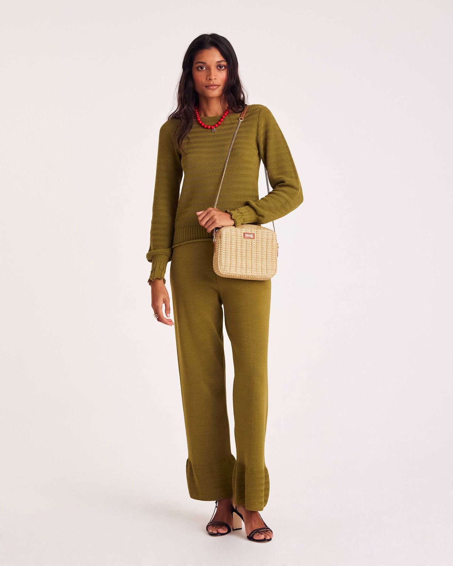 Tia green sweater