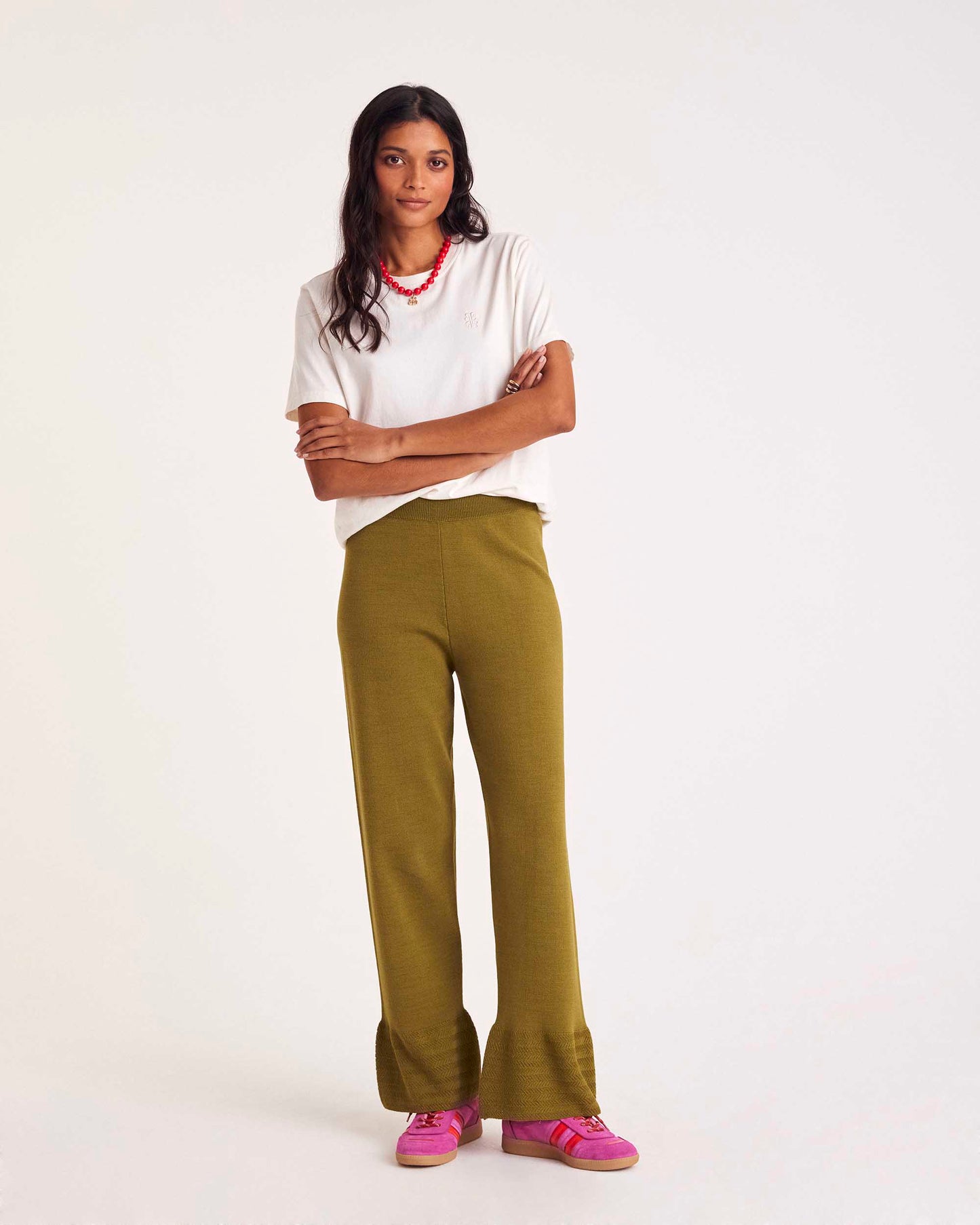 Pantalon Léon vert