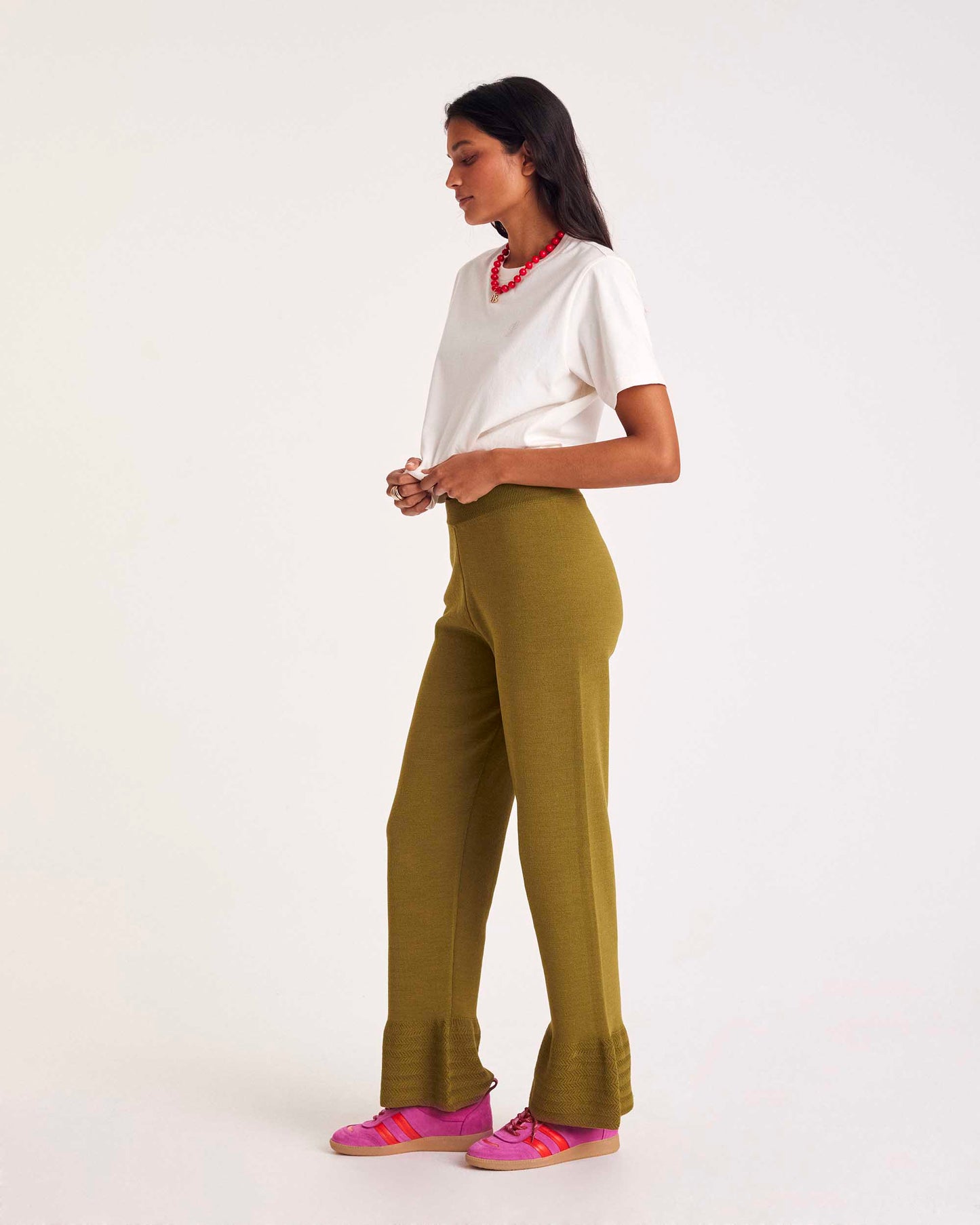 Pantalon Léon vert