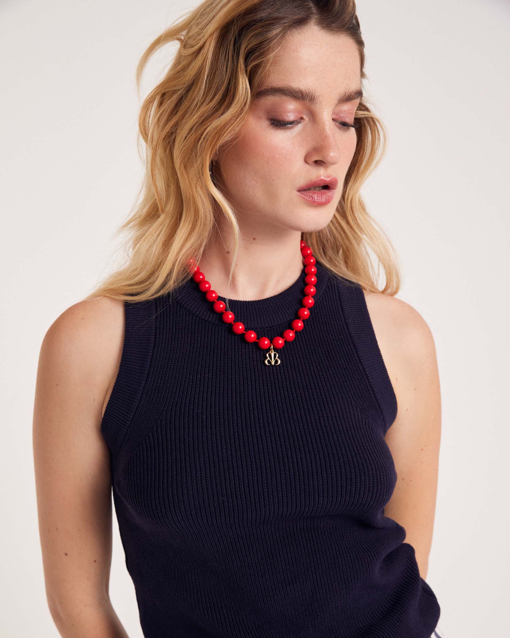 Top Kahn navy