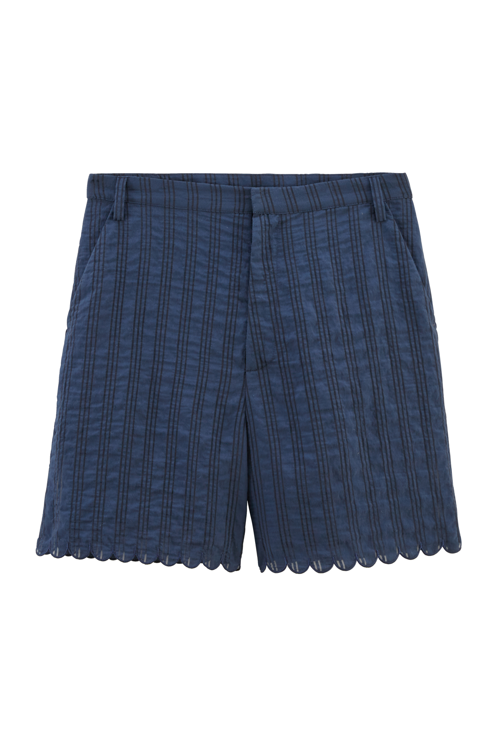 Shorts Cirilo navy textured