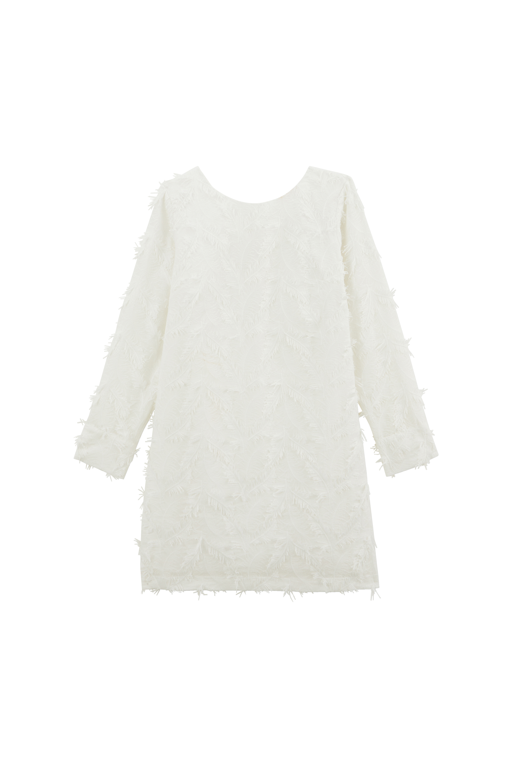 Dress Amada plume white