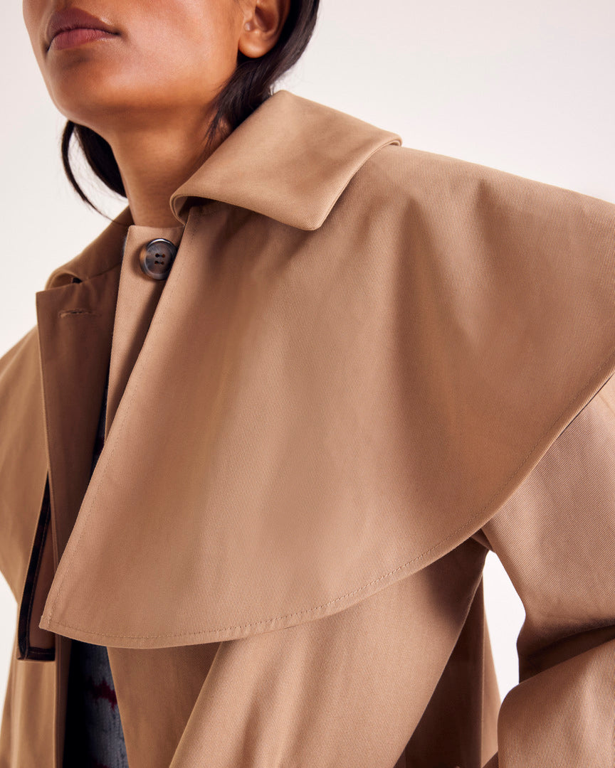 Beige Eugenia Trench Coat