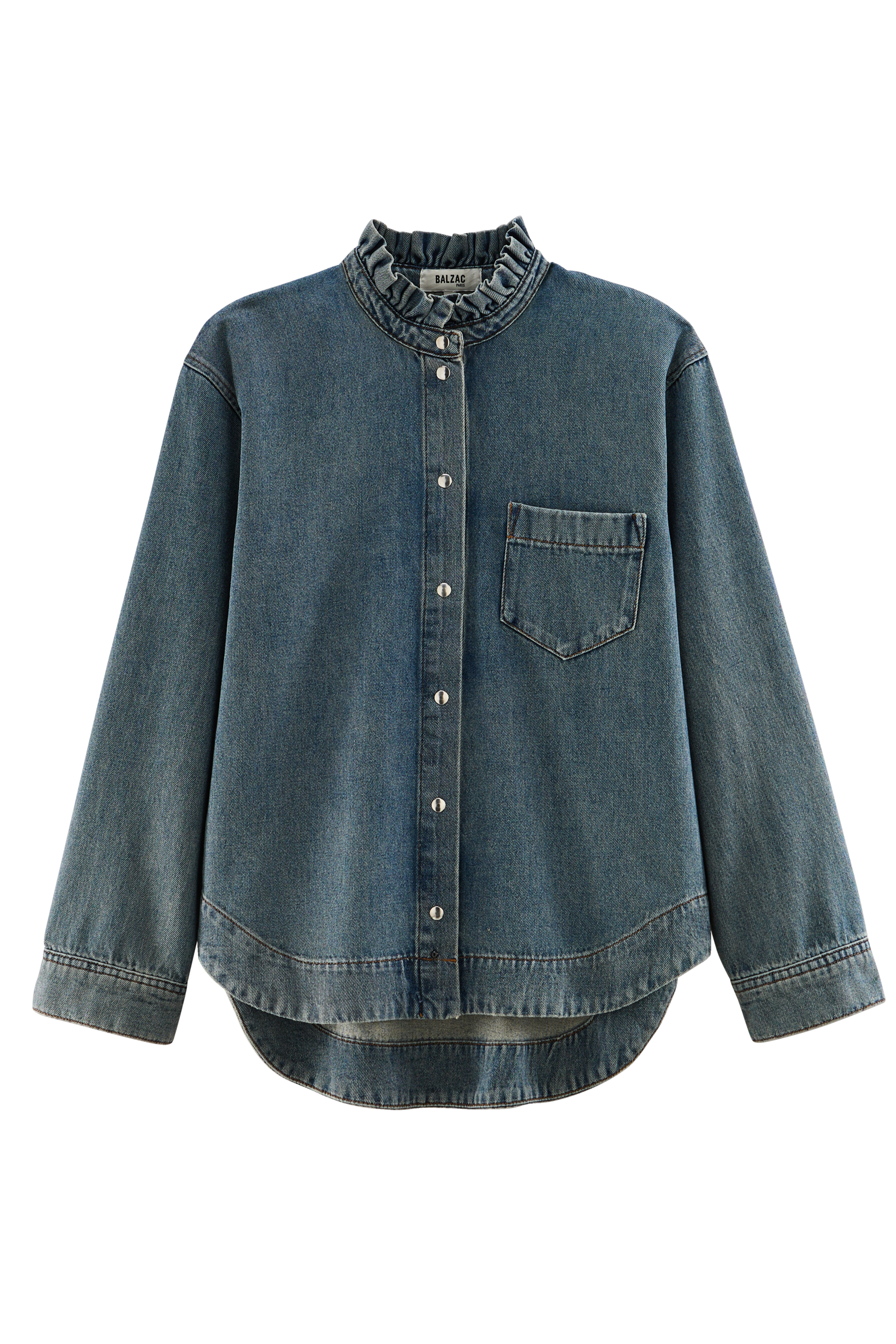 Shirt Salomé blue vintage