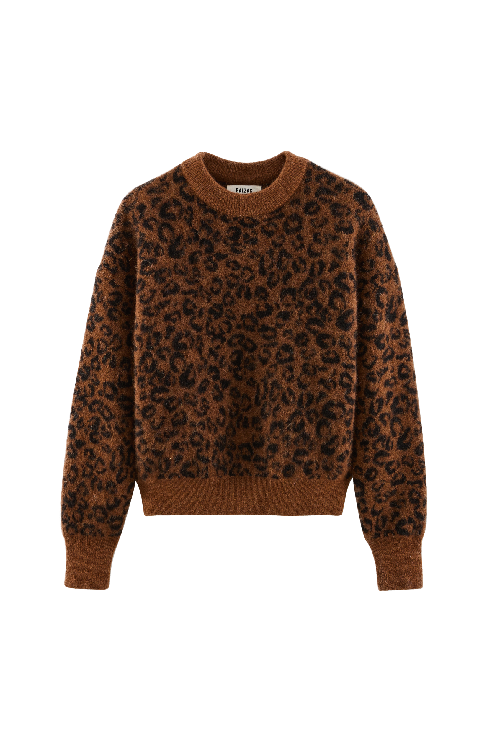 Sweater Doudou leopard tawny