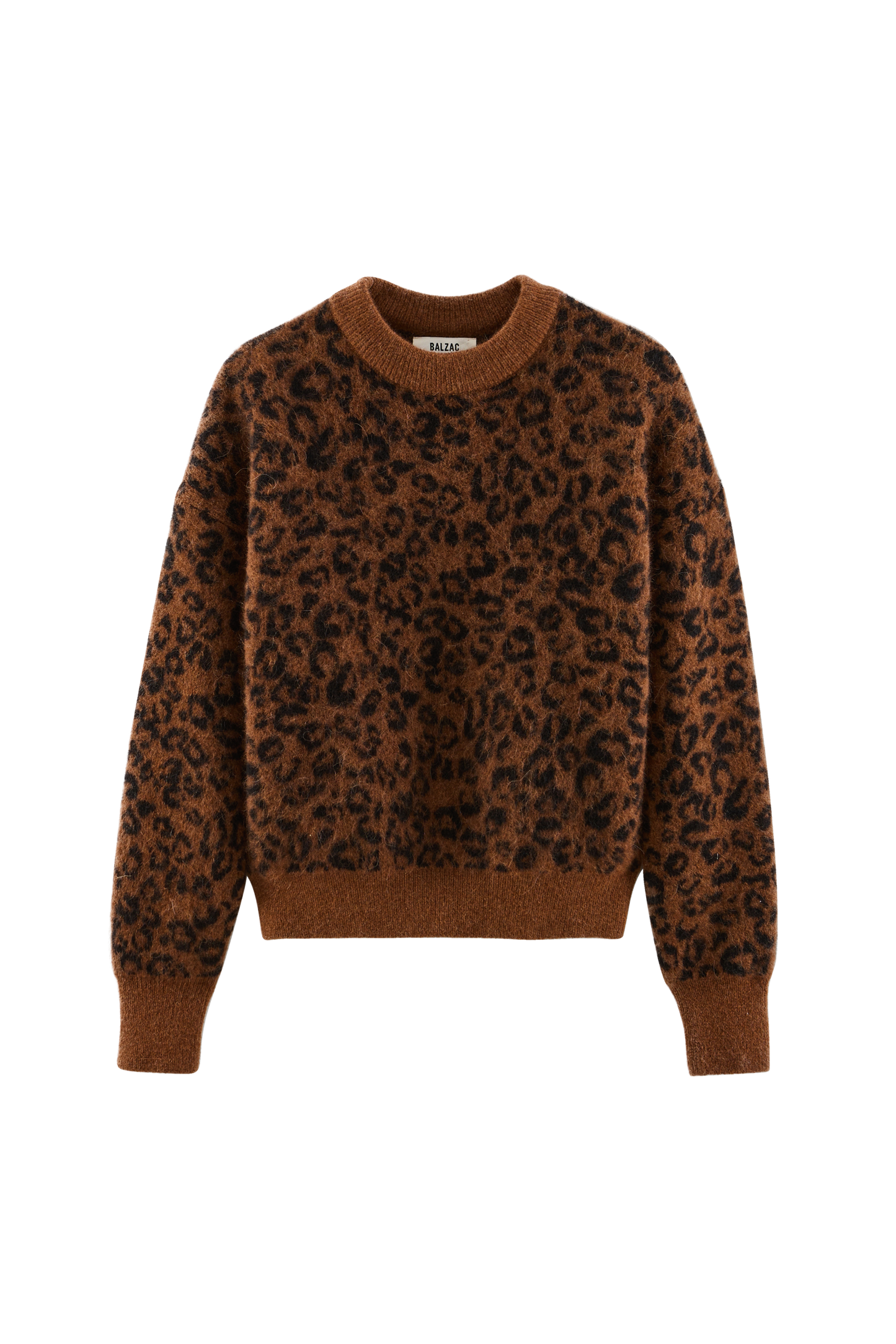 Pull Doudou léopard fauve