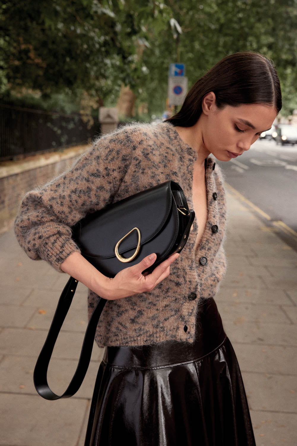 Cardigan Douceur spotted cheetah