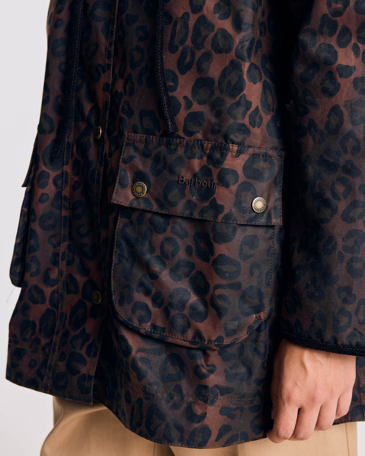 Veste Anaïs léopard fauve Barbour x Balzac