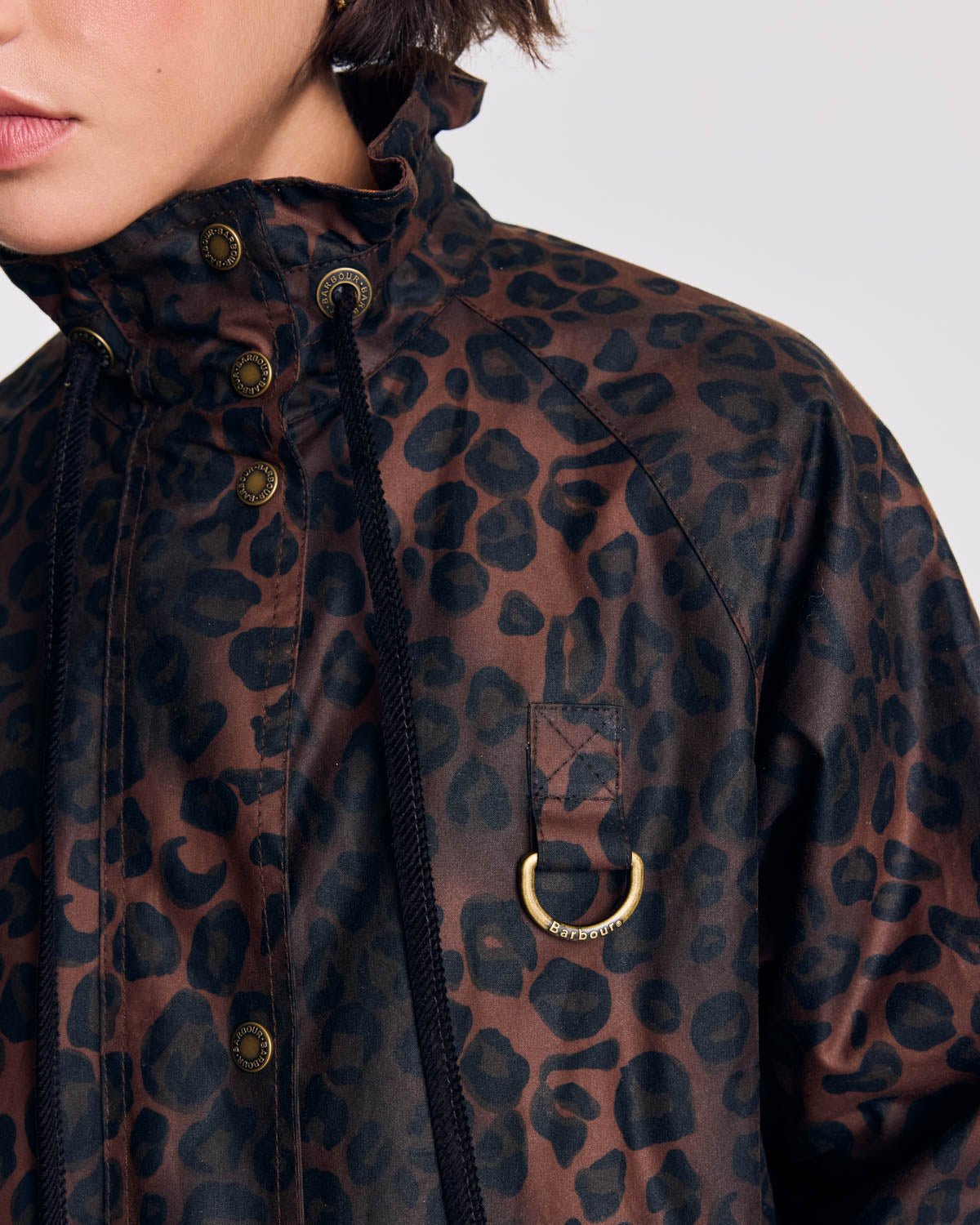 Veste Anaïs léopard fauve Barbour x Balzac