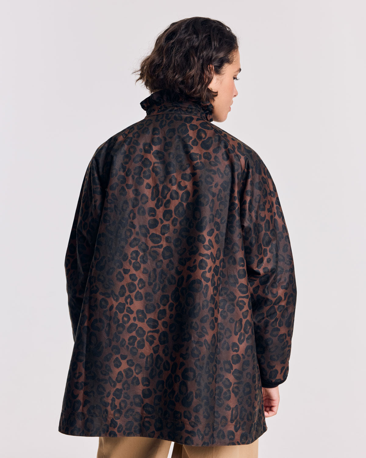 Veste Anaïs léopard fauve Barbour x Balzac