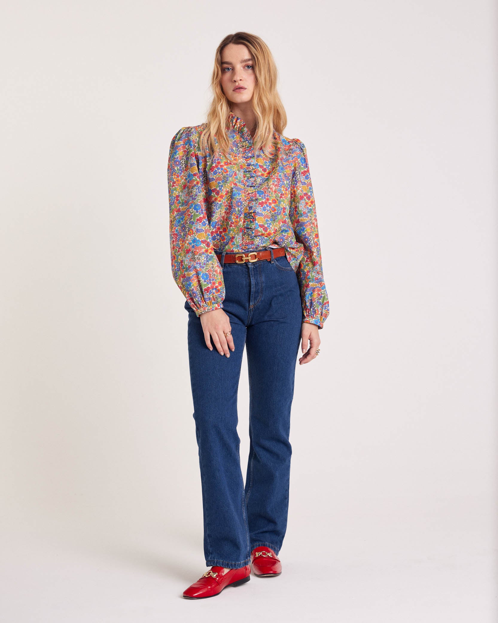 Jeans Fauve blue midi