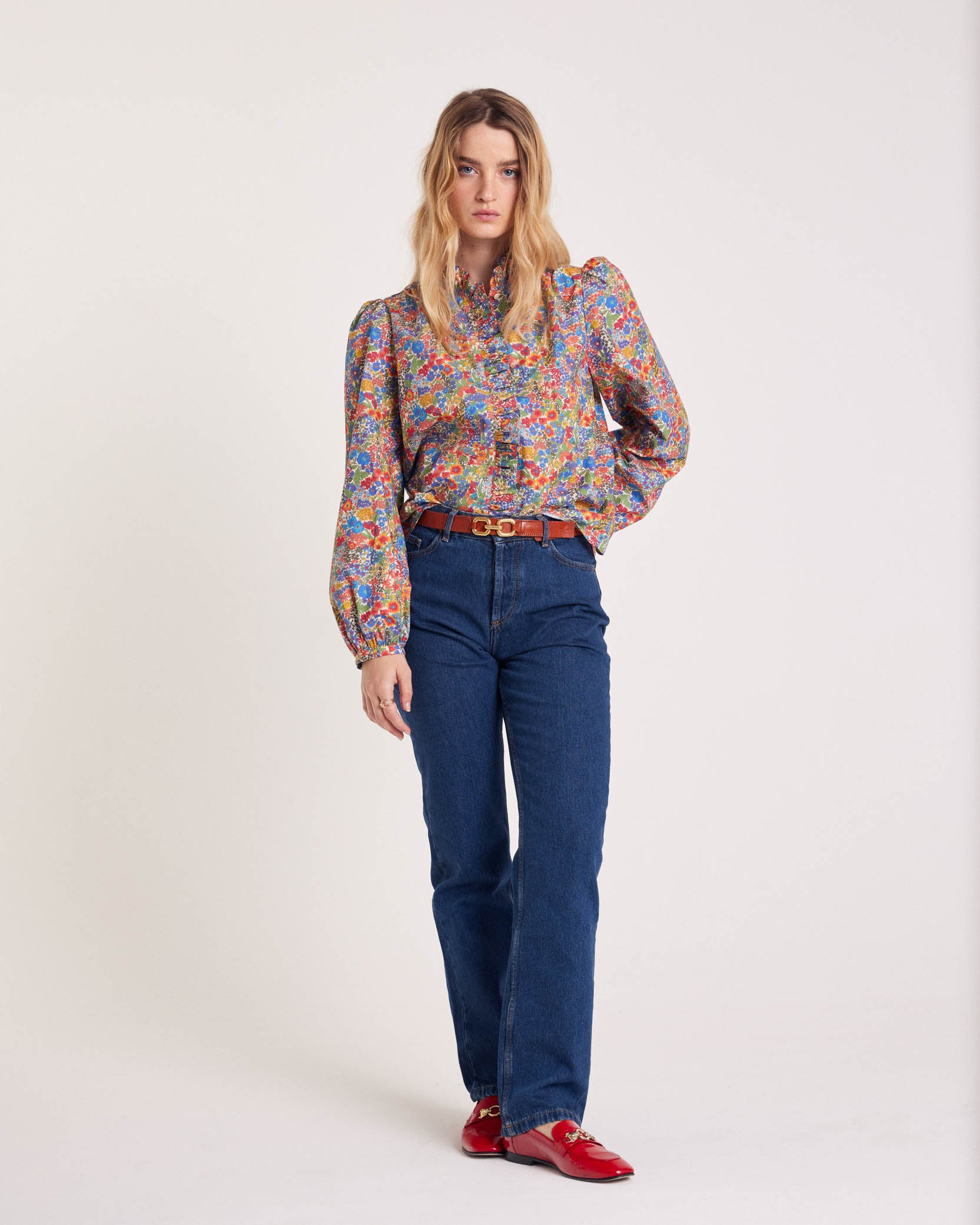 Jeans Fauve blue midi