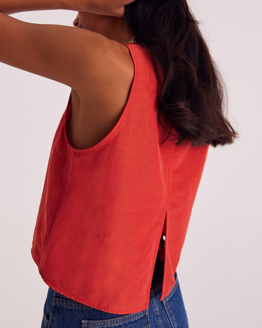 Top Cosi poppy red