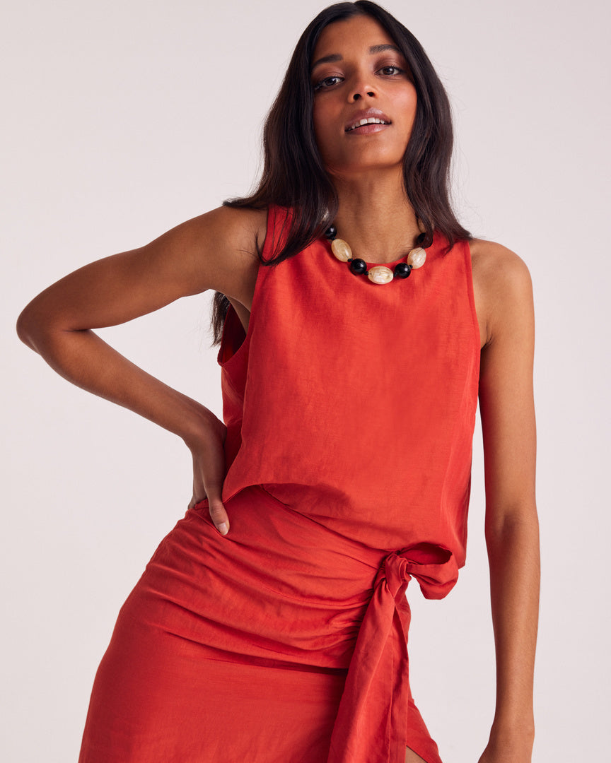 Top Cosi poppy red