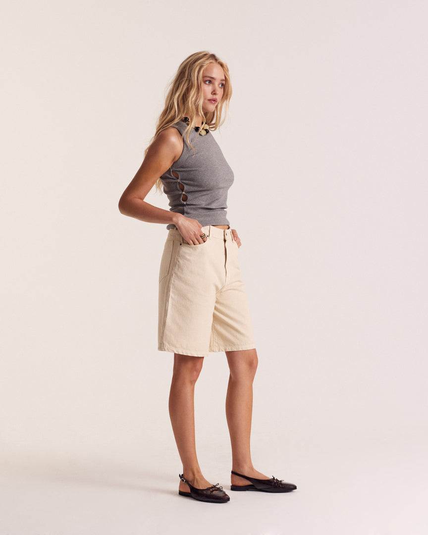 Top Oria gray charcoal