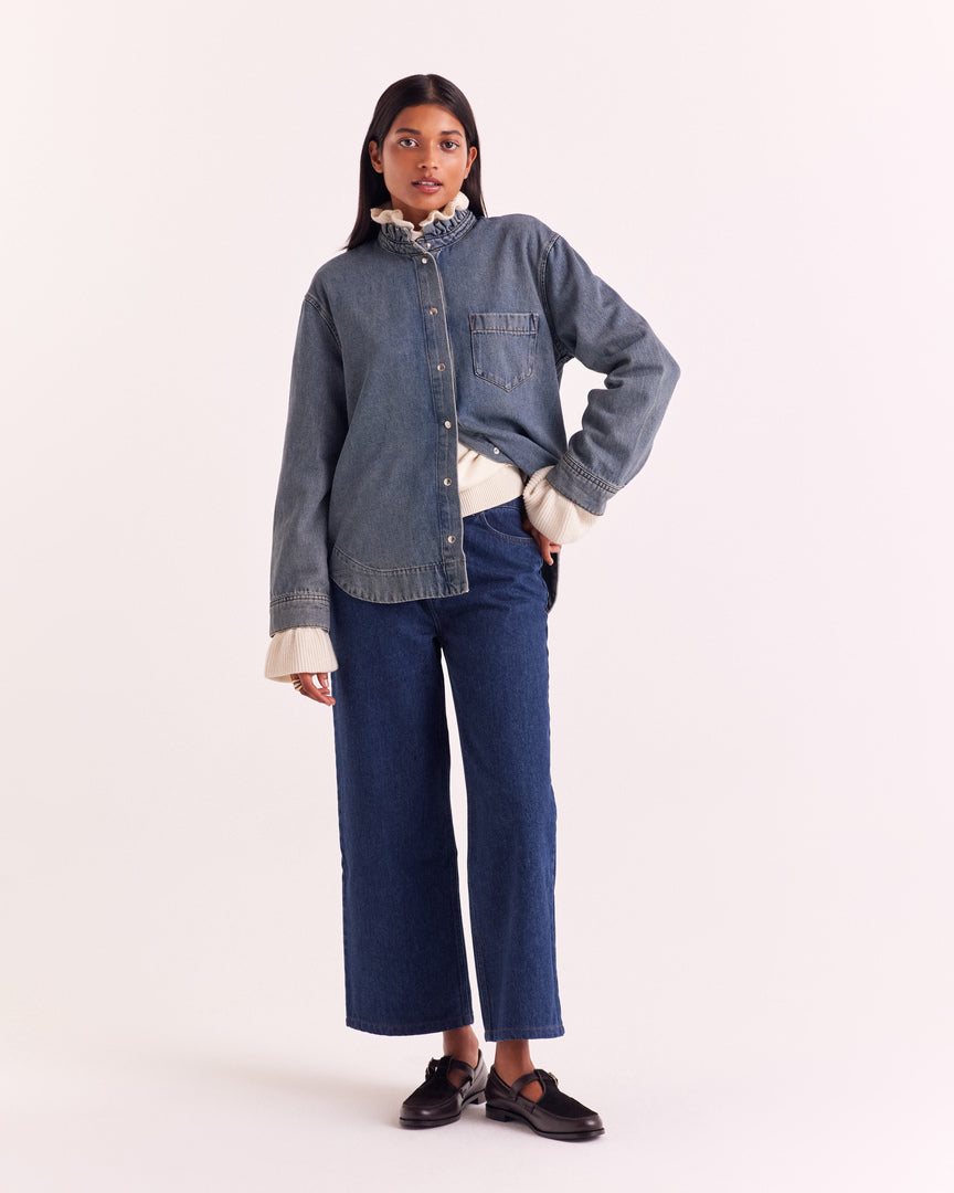 Chemise Salomé bleu vintage