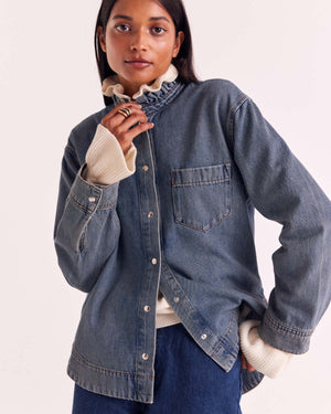 Chemise Salomé bleu vintage