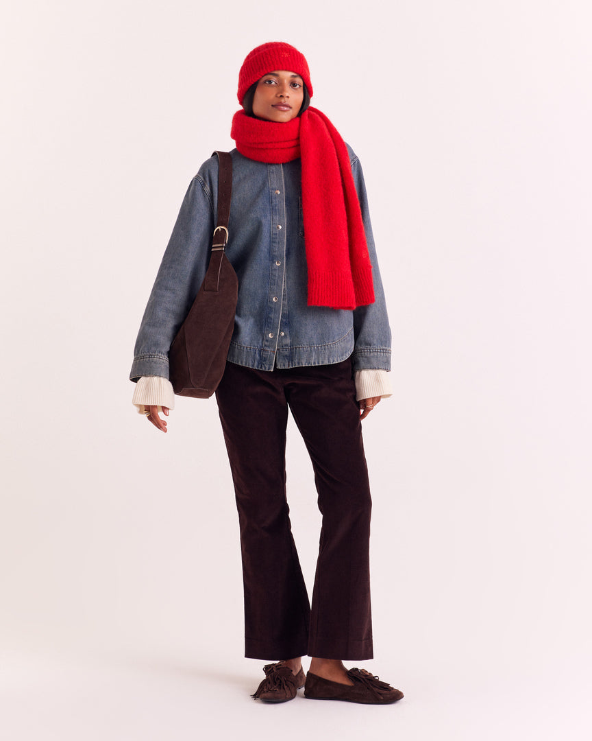 Beanie Grégoire red bright