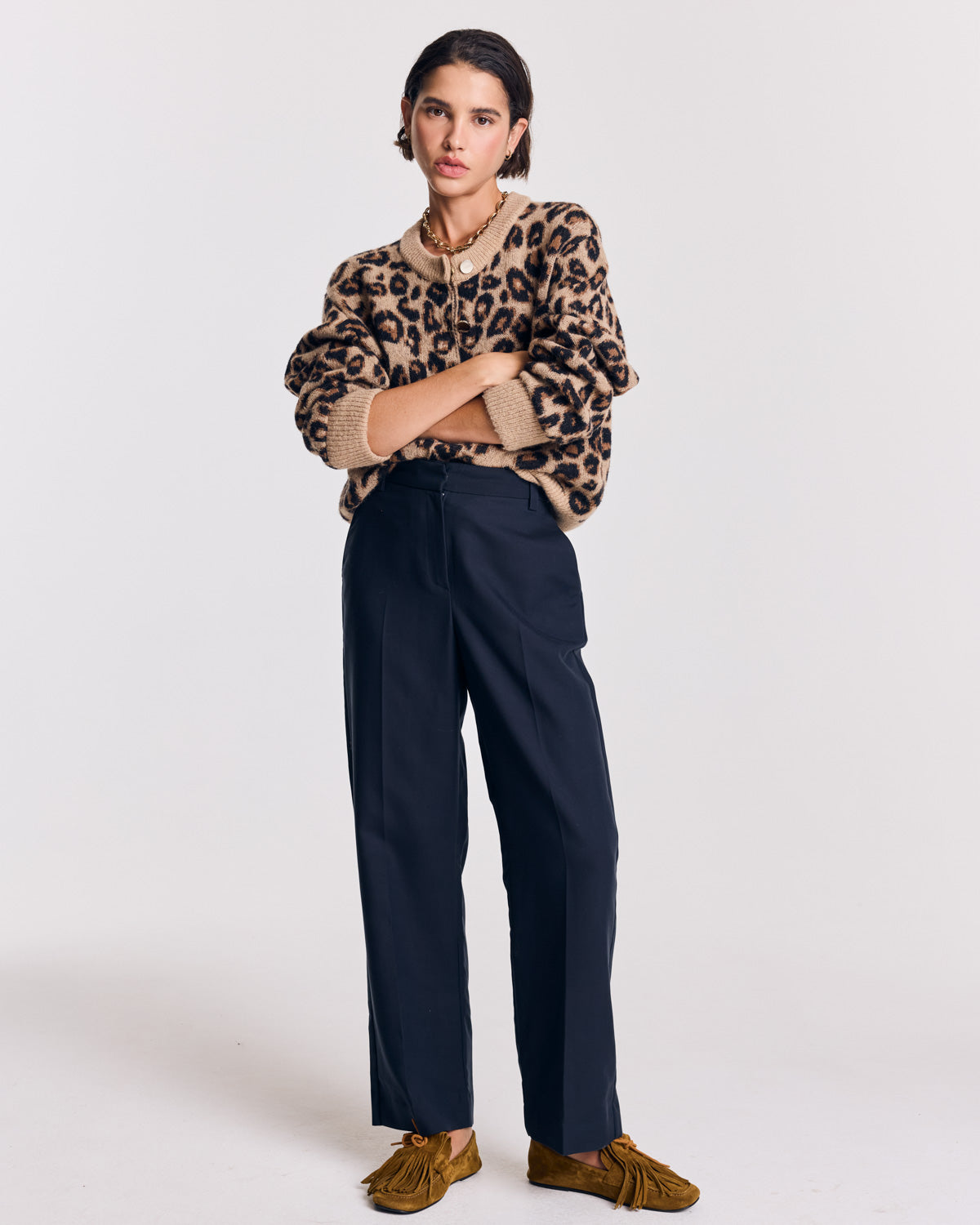Pantalon Orlanda bleu marine