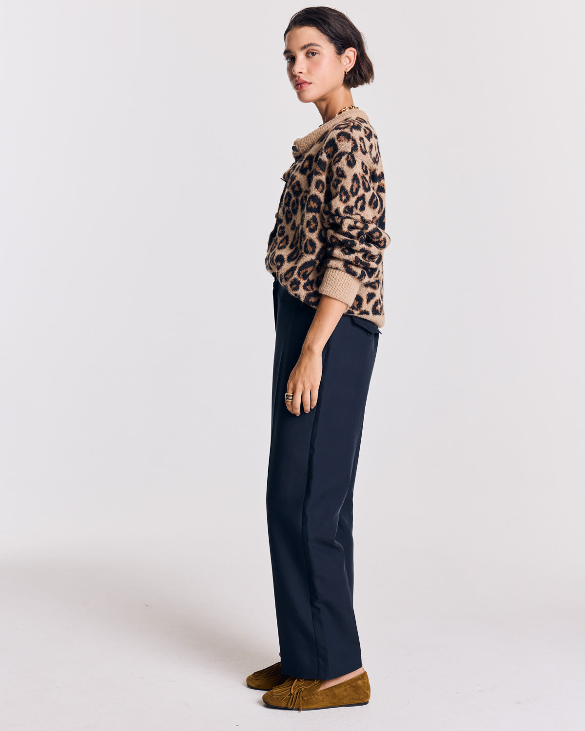 Pants Orlanda navy blue