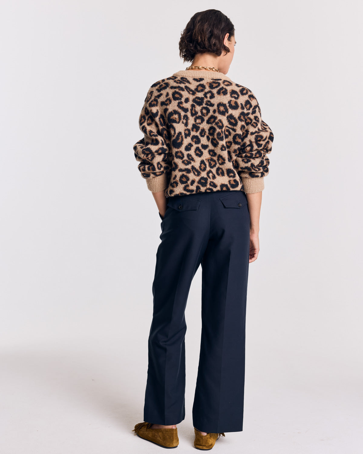 Pantalon Orlanda bleu marine