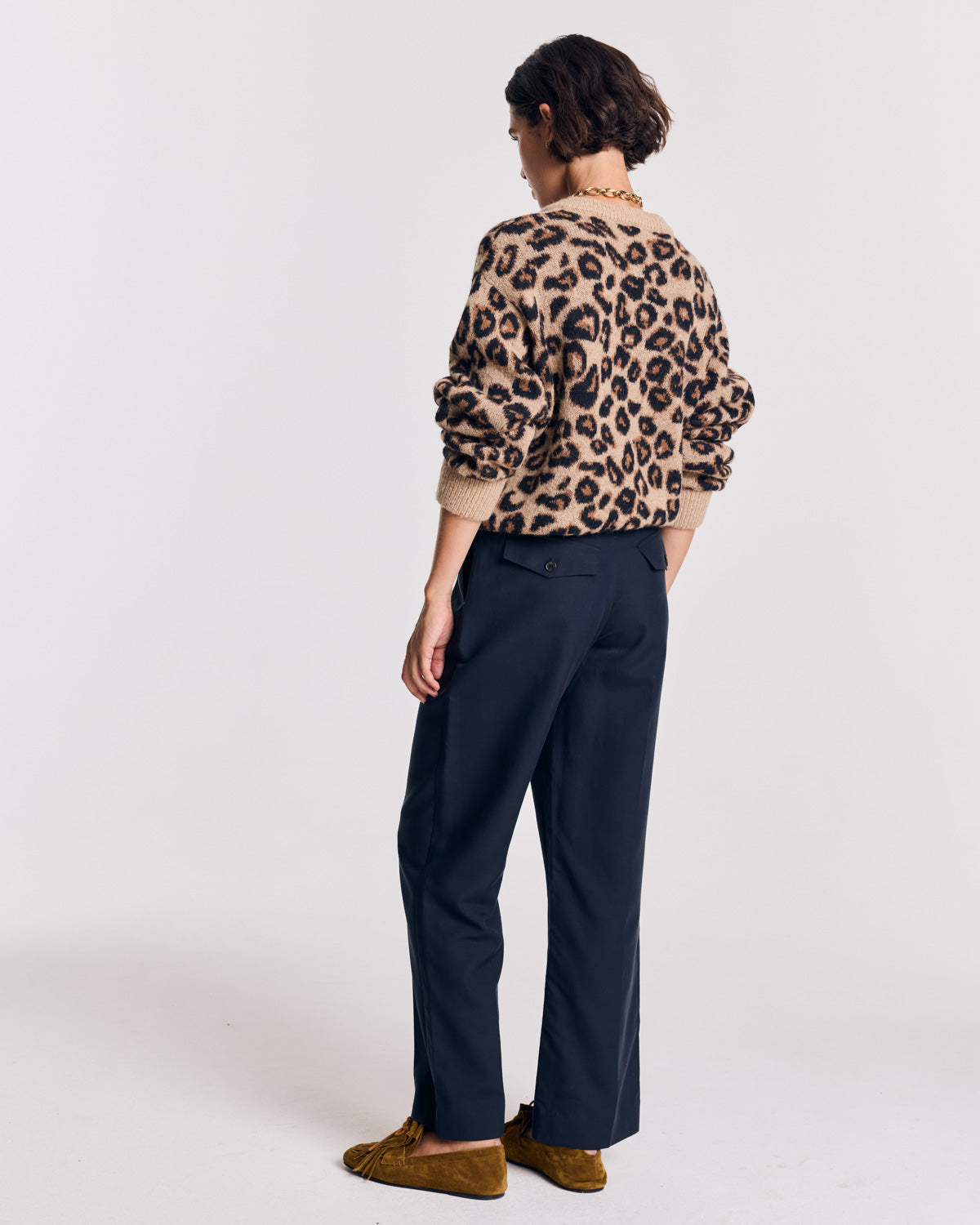 Pants Orlanda navy blue