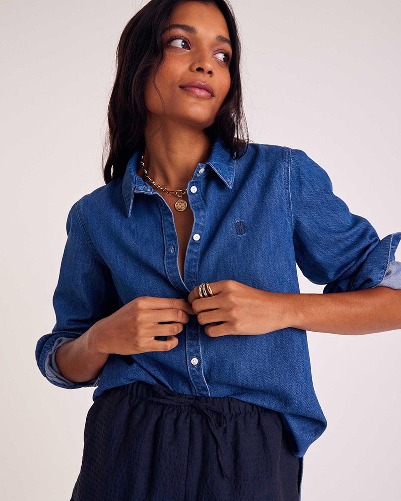 Shirt Liseron ultramarine blue