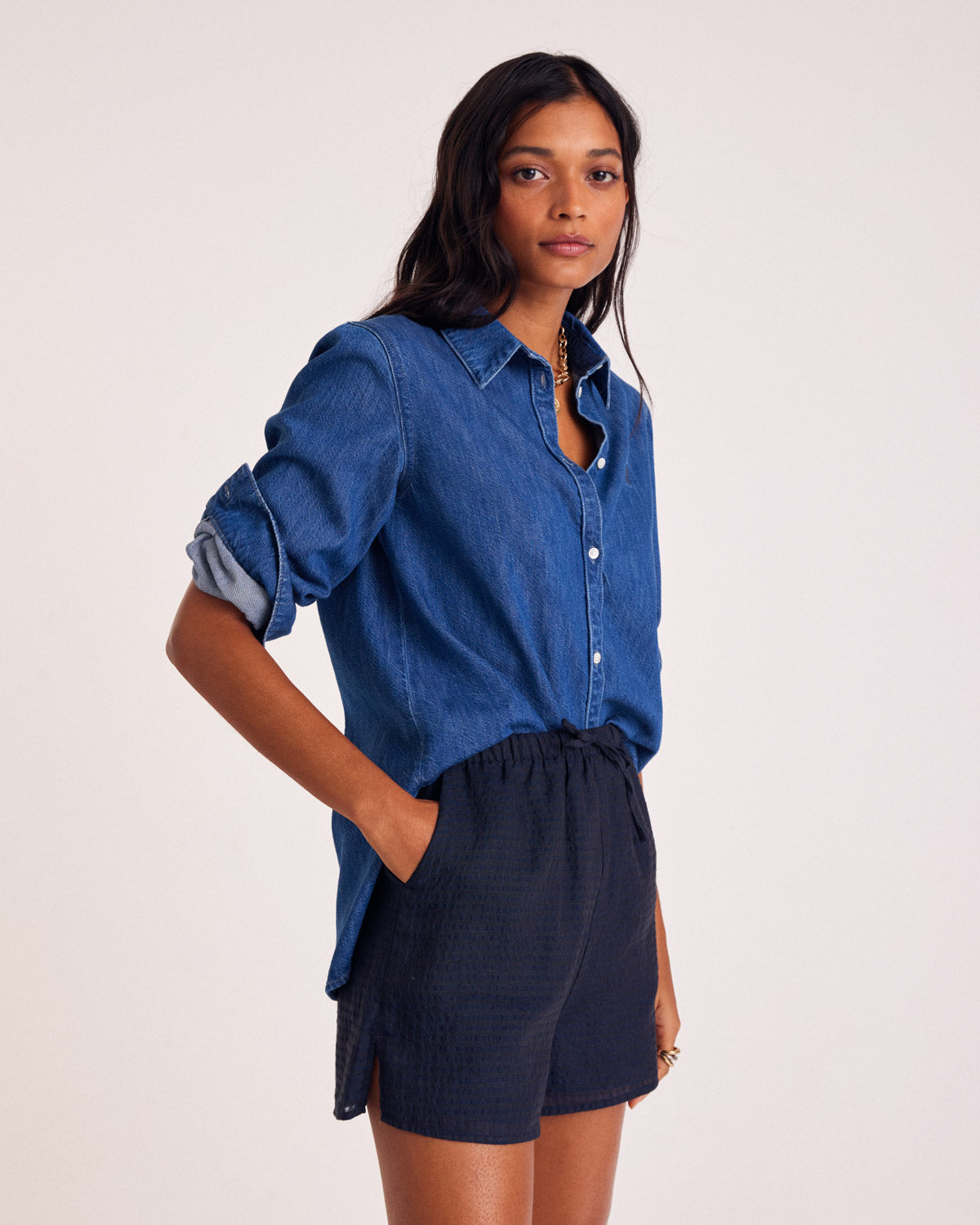 Shirt Liseron ultramarine blue