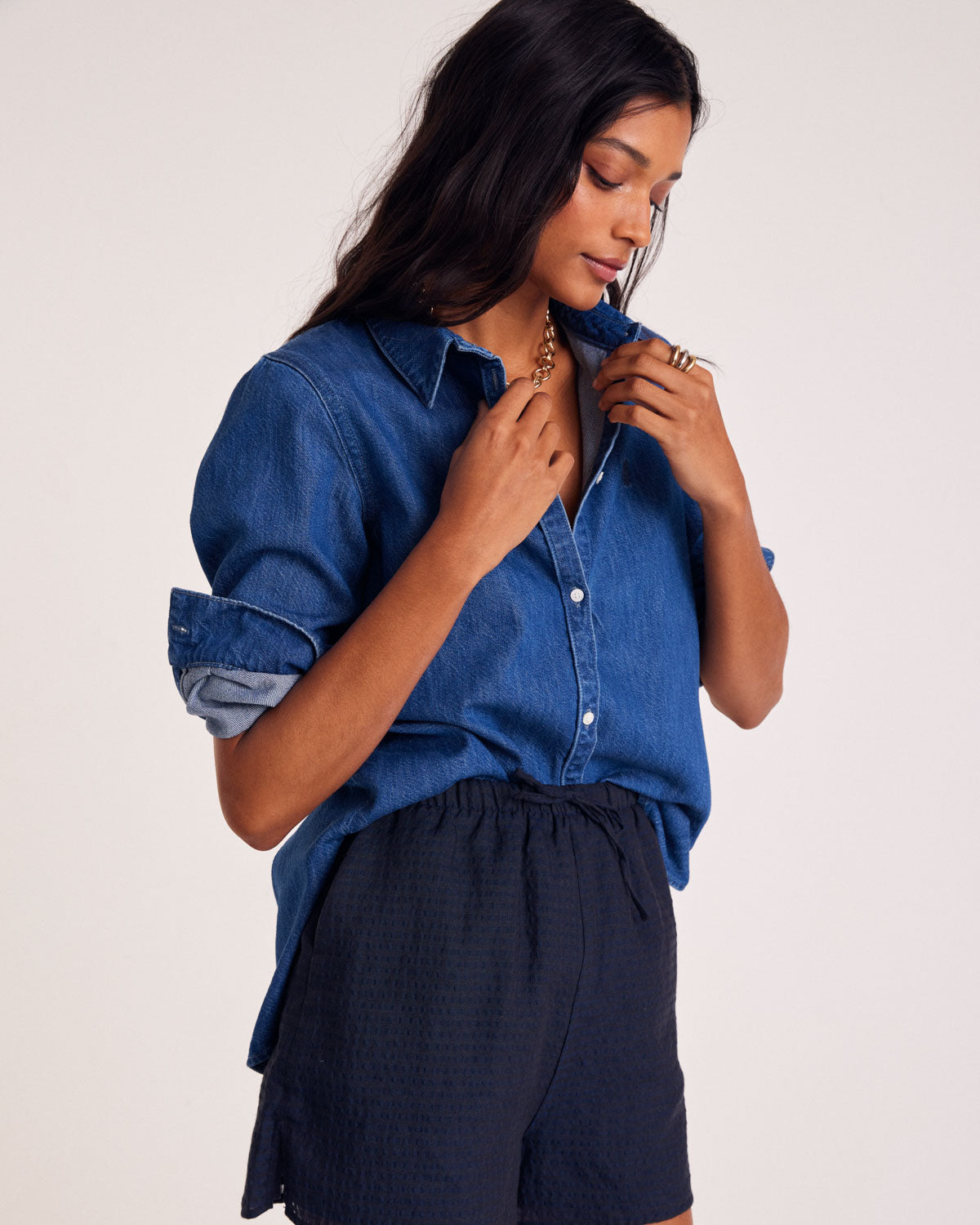 Shirt Liseron ultramarine blue